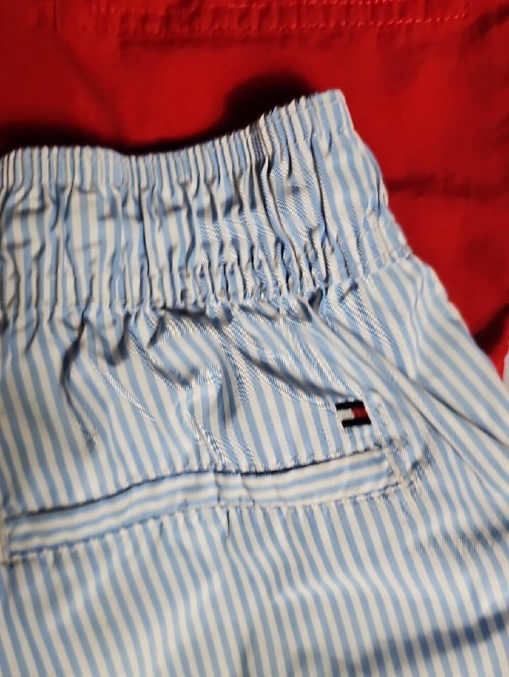 Tommy Hilfiger Red, Navy & White Boy Hybrid Shorts